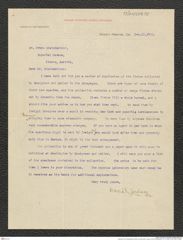 Nachlass Franz Steindachner, Brief von David Starr Jordan an Franz Steindachner (11.12.1900), Inv.Nr. 259.15, Seite 1